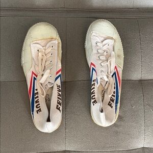 Feiyue men's Sneakers with Red and Blue Accents